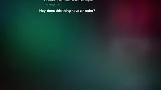 Siri has another stroke