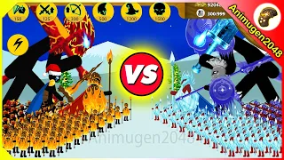 NEW Stick Figure War of 🔥❄️FINAL BOSS, XIPHOS vs SPEAROS | Stick War Legacy Mod VIP | Animugen2048