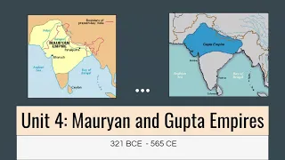 Indian Empires: Maurya and Gupta Empires