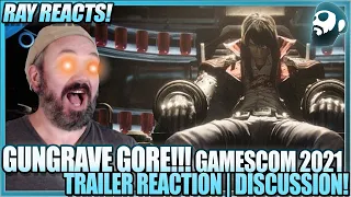 RAY REACTS! Gungrave GORE Gamescom 2021 Trailer Reaction | Discussion!