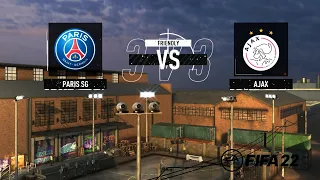 FIFA 22 PSG vs AJAX 3v3 RUSH VOLTA FOOTBALL