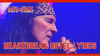 "Heartbreak Hotel" by Dave Evans (Official English Lyric Video)