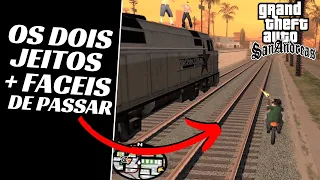 Os Dois Jeitos mais faceis de passar a missão do trem no Gta San Andreas