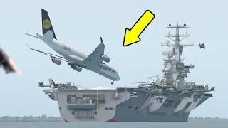 Worst Landings Into Aircraft Carrier Due To Emergency | X-PLANE 11