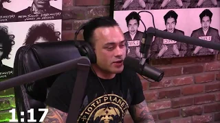 Joe Rogan Explains and Demonstrates a Side Kick after Drinking Wine