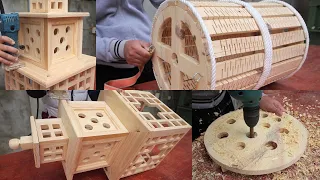 The Best Recycled Wood Skills Ever With Waste Wood // Amazing Woodworking Ideas And Projects