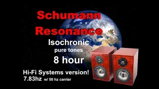 Isochronic Schumann Resonance 7,83 hz - Pure tone 8 hours (hq hi-fi loud bass version)