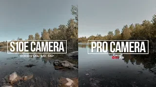 Samsung S10e VS Pro Camera Comparison in 4K