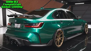 Forza Horizon 5 - New 1000Hp BMW M3 Competition Sedan Customization & Top Speed | Gameplay