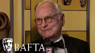 James Ivory talks backstage at the BAFTA's on his win for Call Me By Your Name