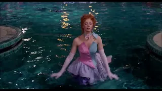 Shelley Long accidently walks into the pool in her pastel gown - Troop Beverly Hills (1989)