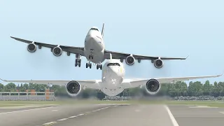 Boeing 747 Pilot Got Fired After Made A Big Mistake | X-Plane 11