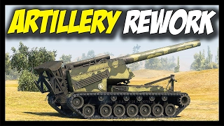 ► ARTILLERY REWORK - World of Tanks New Artillery/SPG Gameplay - SandBox Test Server