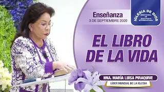 Enseñanza: El libro de la vida - 3 de septiembre de 2020, Hna. María Luisa Piraquive