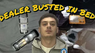 Drug Dealer busted in bed bodycam footage
