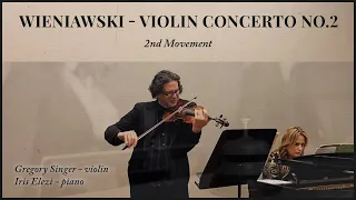 Wieniawski Violin Concerto No. 2 in D minor - 2nd movement