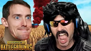 DrDisRespect's Funniest Game on PUBG with Random Player! (REALLY FUNNY)