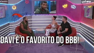 MARCUS DESCOBRE QUE DAVI É O FAVORITO DO BBB24! "Já imaginava que isso seria possível" #bbb24