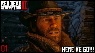 01. Snow, snow everywhere - Red Dead Redemption 2 part 01