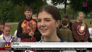 Ukraiņu karavīru bērni atgūstas Latvijā