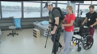 Robotic Suit Helps Paralyzed NH Man Walk