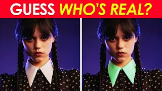 Guess The Real WEDNESDAY CHARACTER | Wednesday Quiz