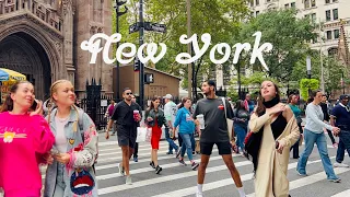 [4K]🇺🇸NYC Walk🗽Friday Evening Vibes in Wall Street & Financial District | Sept 2023