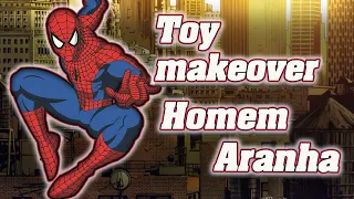 COMO TRANSFORMEI UM BONECO DO CAMELÔ NO HOMEM ARANHA! (TOY MAKEOVER)