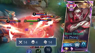 YUZHONG SKIN Blood Serpent THE BEST COMBO SKIl (MVP…!! )