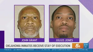 Federal appeals court temporarily halts executions of John Marion Grant and Julius Jones in Oklahoma