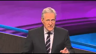 Awkward 'Final Jeopardy' with one contestant is painful to watch (March/12/2015 episode)