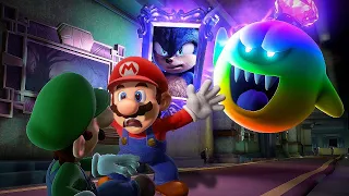 Luigi's Mansion 3 + Sonic Lost World - 2 Player Co-Op - Full Game Walkthrough (HD)