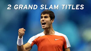 Carlos Alcaraz: 2 Grand Slam Titles | US Open Tribute