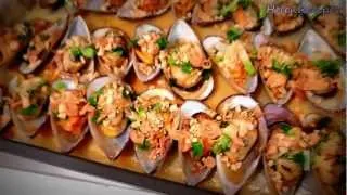 Vietnamese grilled mussels - Chem chep nuong mo hanh | Helen's Recipes
