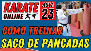 KARATE ONLINE | AULA 23: SACO DE PANCADAS E BOB - COMO TREINAR DO MODO CERTO