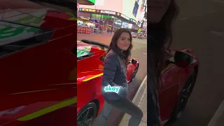 Supercar girl prank #car #corvette #c8 #ferrari #foryou #funny #mycar #prank #corvettec8 #shorts