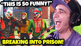 Summit1g BREAKS INTO PRISON With The CLOWNS & Causes CHAOS! | GTA 5 NoPixel RP