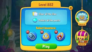 Fishdom level 852 - no boosters