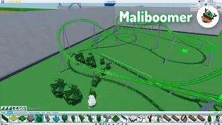 Only Using ONE COLOR in Theme Park Tycoon 2!