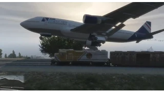 GTA 5 PC Train Mod v Angry Planes