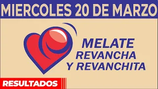 Resultado del sorteo de Melate, Revancha y Revanchita del Miércoles 20 de Marzo de del 2024.