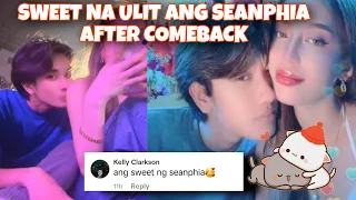 SWEET NA ULIT ANG SEANPHIA COMEBACK NA TALAGA..😁 NAMISS ANG ISAT ISA.. |