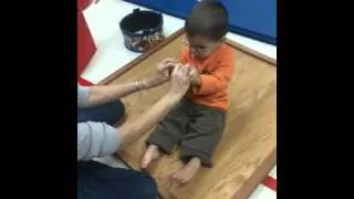 Gavins therapy at Blind Children's Learning Center