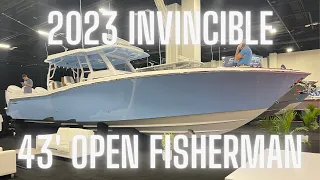ALL NEW Invincible 43' Open Fisherman | Grander Marine Walkthrough
