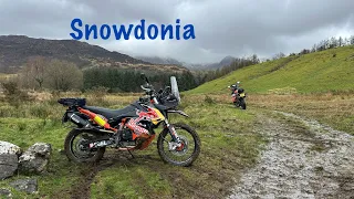 Off road in Snowdonia. KTM 790 & 890 &990, Aprilia Tuareg