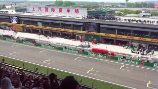 Shanghai F1 2018, Mercedes pit stop