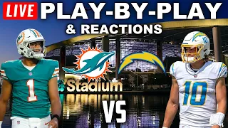 Miami Dolphins vs Los Angeles Chargers | Live Play-By-Play & Reactions