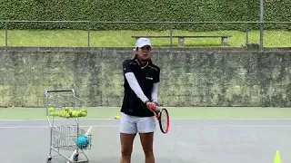 TOP SPIN no BACKHAND de 1 MÃO = MÉTODO LETÍCIA SOBRAL