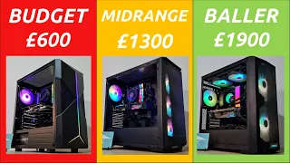 😇 GPU hell is over! Let's spec out some PCs 😁 £600 £800 £1300 £1900 build guides