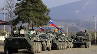 Russia begins to withdraw its peacekeeper forces from Karabakh